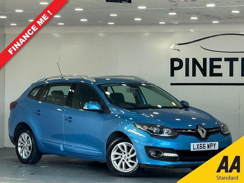 Blue Used 2016 Renault Mégane GrandTour Dynamique Estate | £6,499 (Good price) - Image 1/3