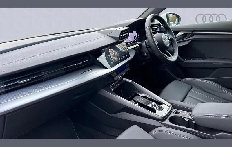 Used Audi A3 S-Line 147 HP (108 kW) 2024 White Hatchback