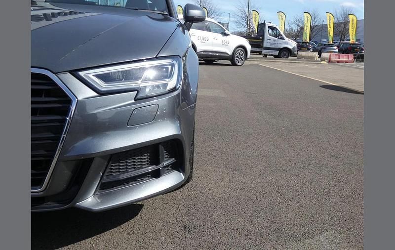 Used Audi A3 S-Line 150 HP (110 kW) 2018 Grey Sedan