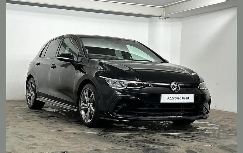Used VW Golf VIII R-line 150 HP (110 kW) 2022 Black Hatchback