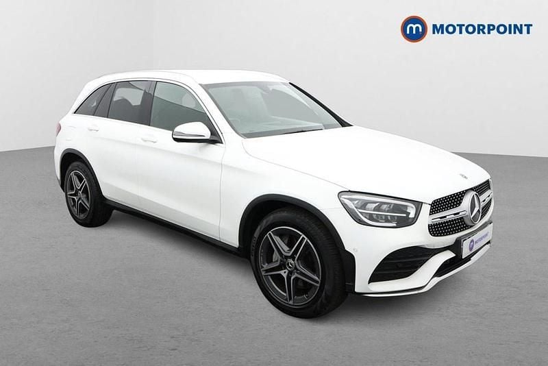 Used Mercedes GLC220 AMG line 2019 White Estate
