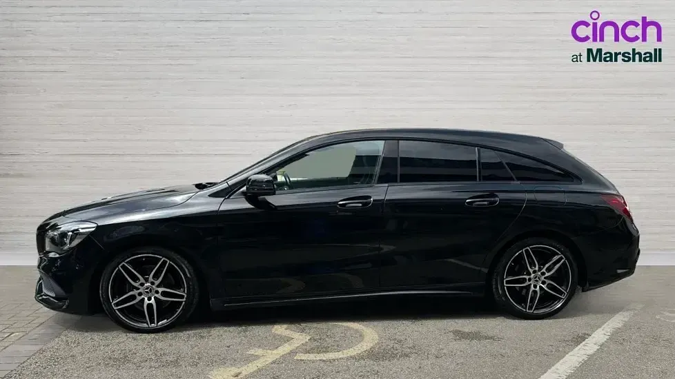 Used Mercedes CLA220 AMG line 177 HP (130 kW) 2018 Black Coupe
