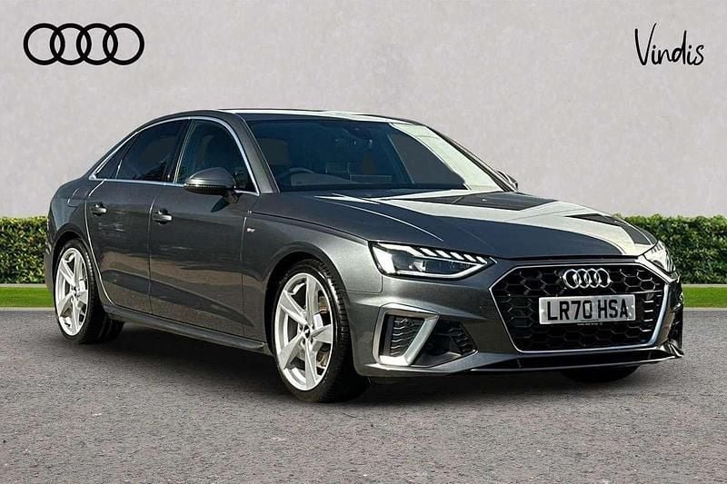 Grey Used 2020 Audi A4 S-Line Sedan | £20,253 (Fair price) - Image 1/4