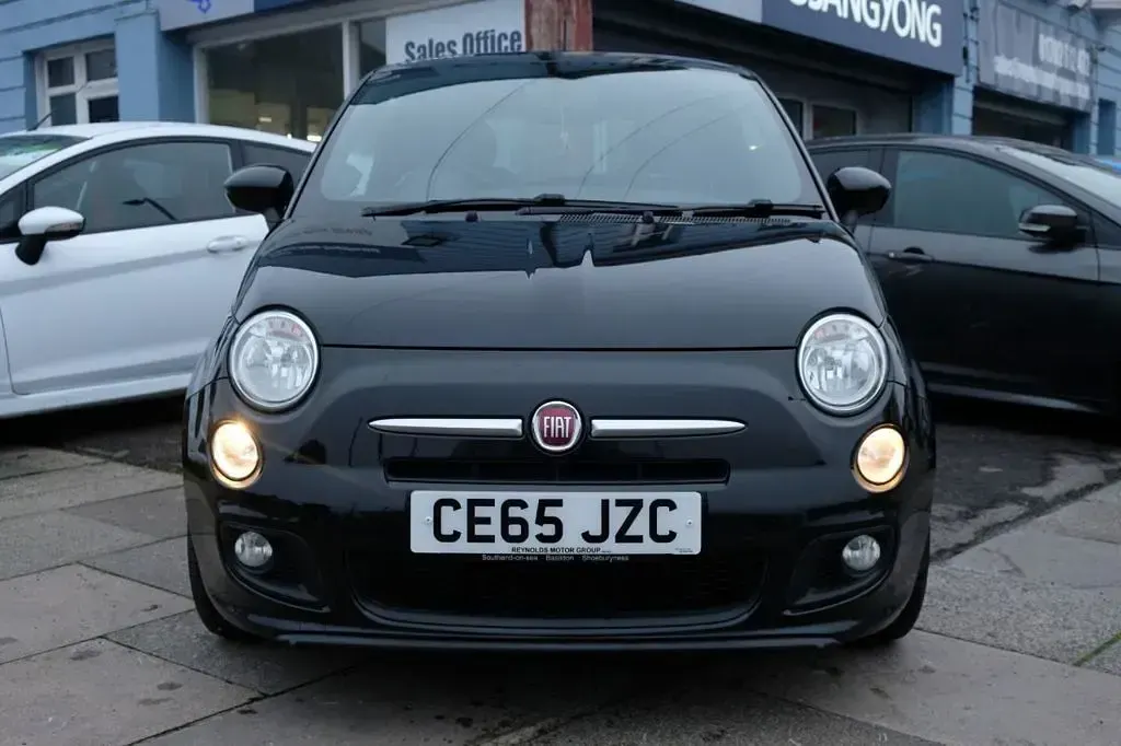 Used Fiat 500 S 69 HP (50 kW) 2015 Black Hatchback