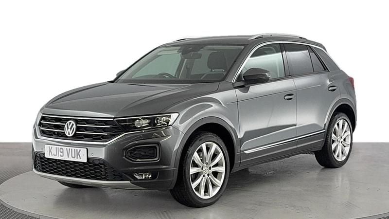 Grey Used 2019 VW T-Roc SEL SUV | £15,720 (Good price) - Image 1/4