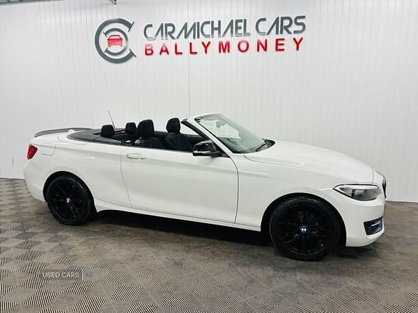 Used BMW 218 Sport Line 2016 White Cabriolet