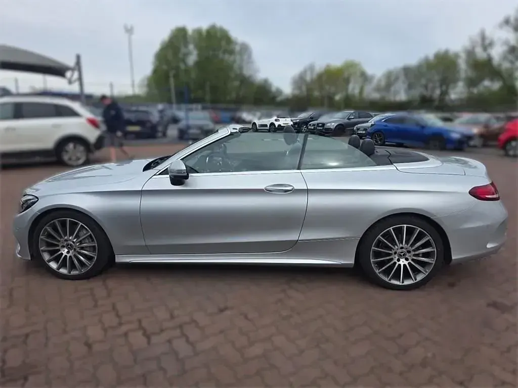 Used Mercedes C300 AMG Line Premium Plus 245 HP (180 kW) 2017 Silver Cabriolet
