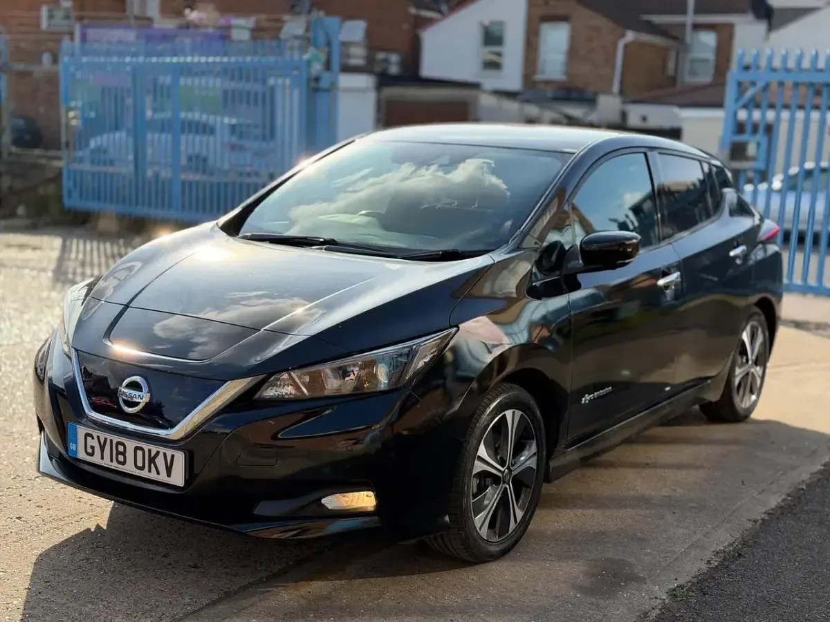 Used Nissan Leaf 110 kW (150 HP) 2018 Black Hatchback