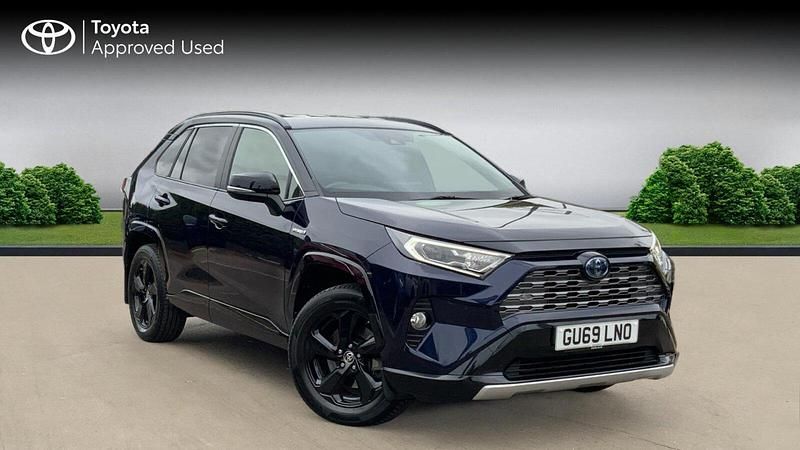Blue Used 2019 Toyota RAV4 Hybrid SUV | £25,117 (A bit pricey) - Image 1/4