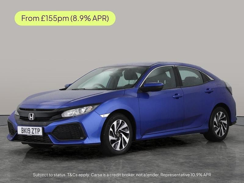 Blue Used 2019 Honda Civic SE Hatchback | £10,657 (Super price) - Image 1/2