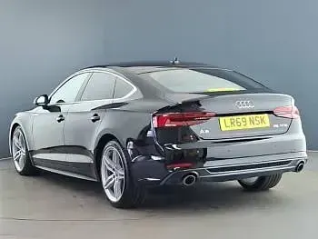Used Audi A5 S-Line 150 HP (110 kW) 2019 Black Coupe