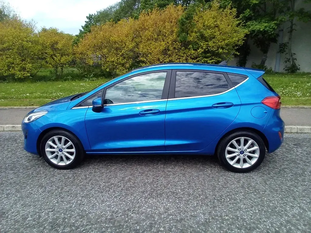Used Ford Fiesta Titanium 2019 Blue Hatchback