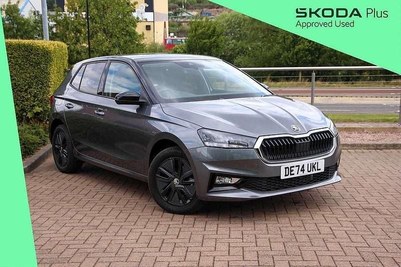 Graphite grey metallic black magic pearl effect Used 2024 Skoda Fabia Colour Edition Hatchback | £19,995 (Fair price) - Image 1/4