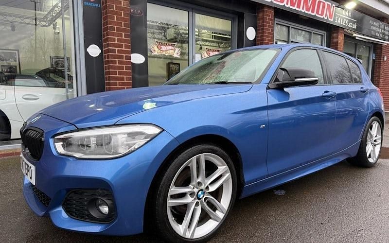 Used BMW 118 M Sport 136 HP (100 kW) 2017 Blue Hatchback