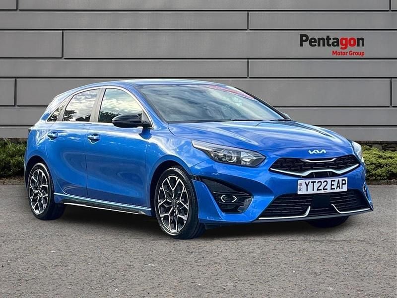 Blue Used 2022 Kia Ceed GT GT-Line Hatchback | £16,600 (Fair price) - Image 1/4