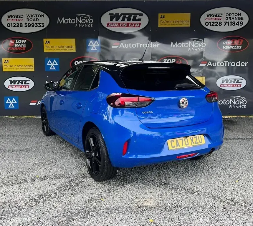 Used Vauxhall Corsa Ultimate 100 HP (73 kW) 2020 Blue Hatchback