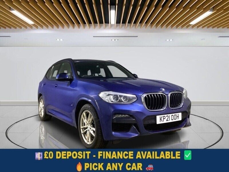 Blue Used 2021 BMW X3 M Sport SUV | £21,199 (Good price) - Image 1/3