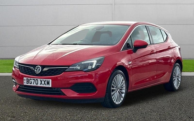Used Vauxhall Astra Elite 145 HP (106 kW) 2020 Red Hatchback