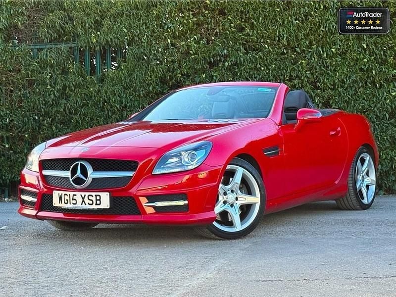 Used Mercedes SLK250 AMG 204 HP (150 kW) 2015 Red Cabriolet