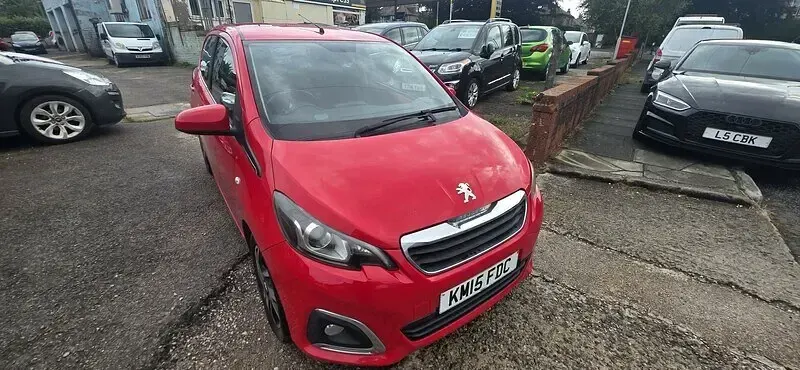 Used Peugeot 108 Allure 82 HP (60 kW) 2015 Red