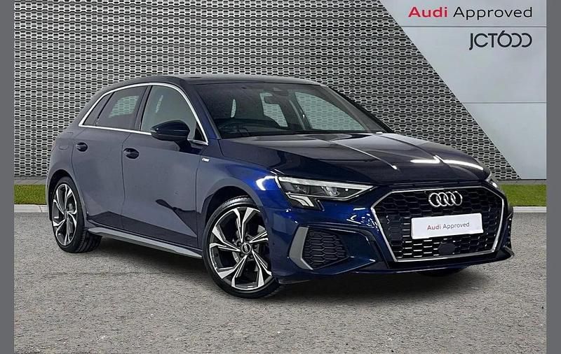 Used Audi A3 S-Line 147 HP (108 kW) 2024 Blue Hatchback