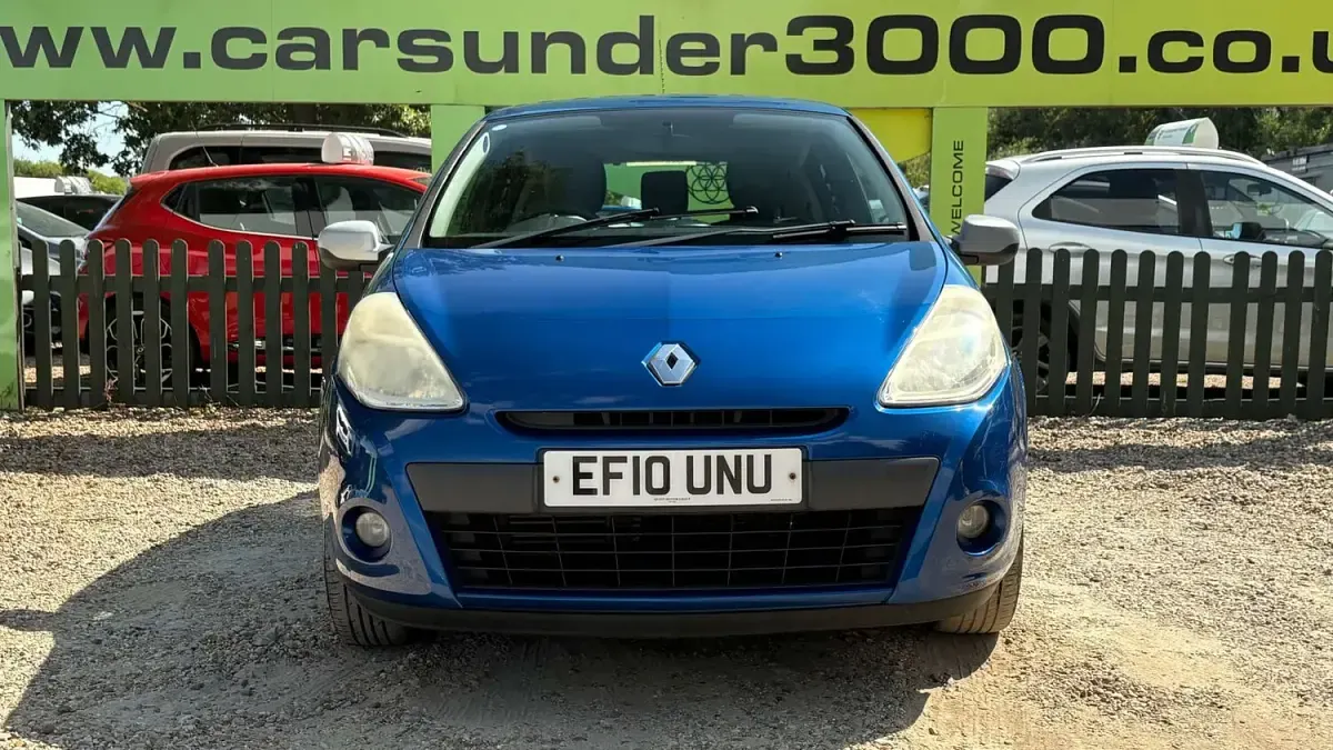 Used Renault Clio 100 HP (73 kW) 2010 Blue Hatchback