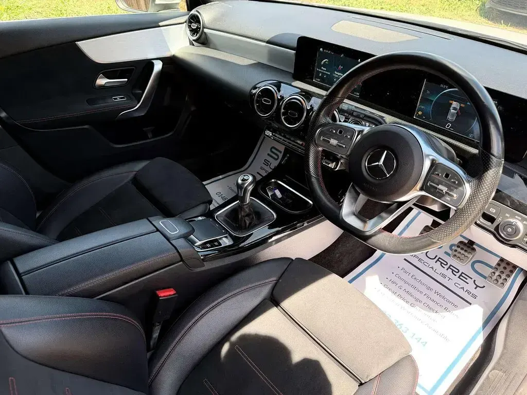 Used Mercedes A180 AMG line 2019 White Hatchback