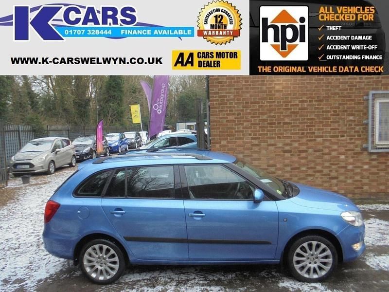Blue Used 2013 Skoda Fabia Elegance Estate | £4,995 (Fair price) - Image 1/3