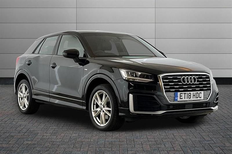 Used Audi Q2 S-Line 116 HP (85 kW) 2018 Mythos black SUV