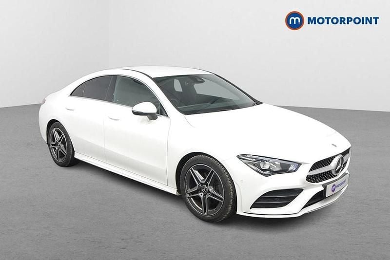 White Used 2022 Mercedes CLA180 AMG line Sedan | £21,949 (Good price) - Image 1/4