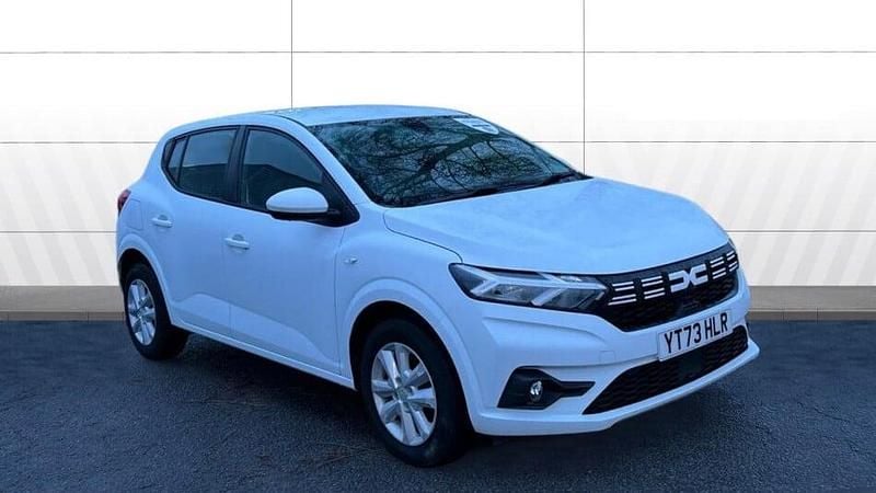 White Used 2023 Dacia Sandero Expression Hatchback | £11,924 (Good price) - Image 1/3