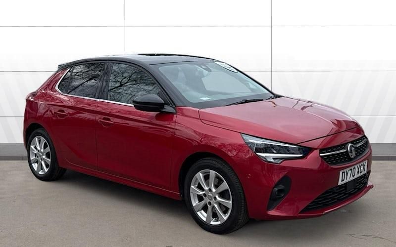 Used Vauxhall Corsa Elite 101 HP (74 kW) 2020 Red Hatchback