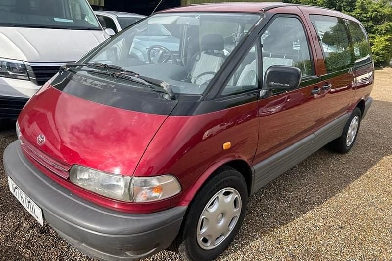 Used Toyota Previa 1995 Red MPV