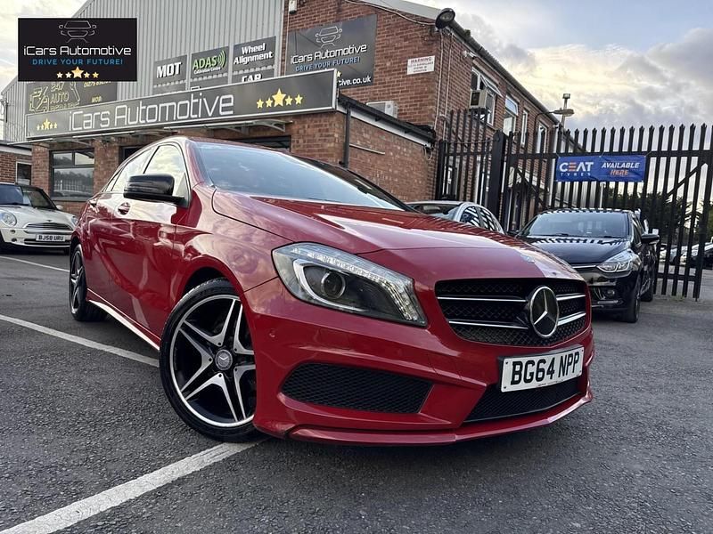 Used Mercedes A180 AMG 108 HP (79 kW) 2014 Red Hatchback
