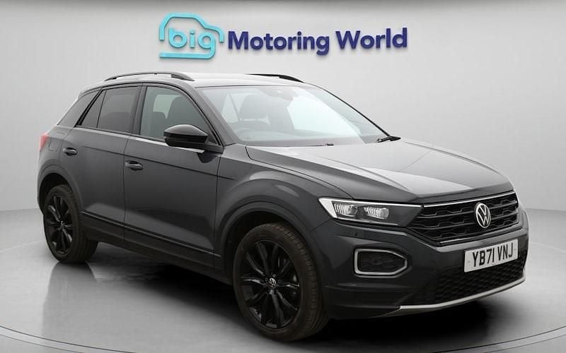 Used VW T-Roc Black Edition 110 HP (80 kW) 2021 Grey SUV
