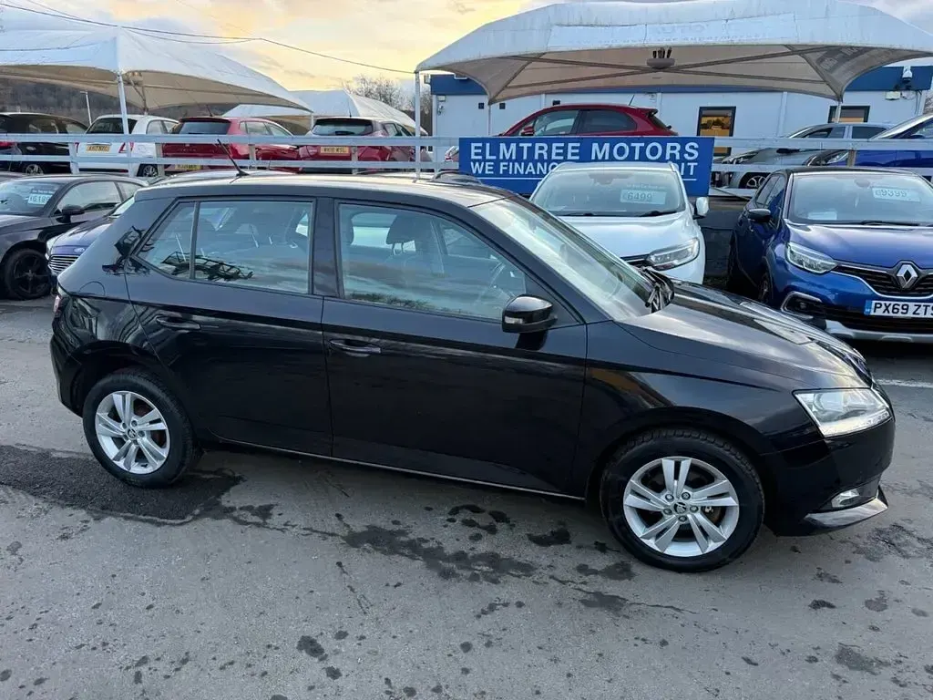 Used Skoda Fabia SE 75 HP (55 kW) 2019 Black Hatchback