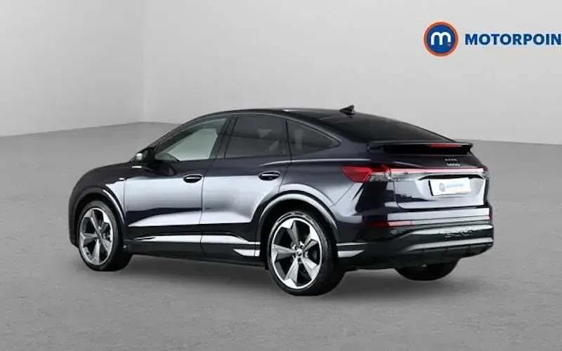 Used Audi Q4 Sportback e-tron Black Edition 210 kW (286 HP) 2025 Purple SUV