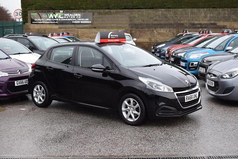 Black Used 2017 Peugeot 208 Active Hatchback | £4,895 (Fair price) - Image 1/4