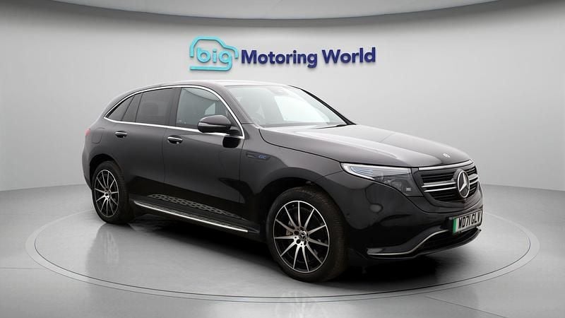 Used Mercedes EQC400 AMG line 300 kW (408 HP) 2022 Black SUV