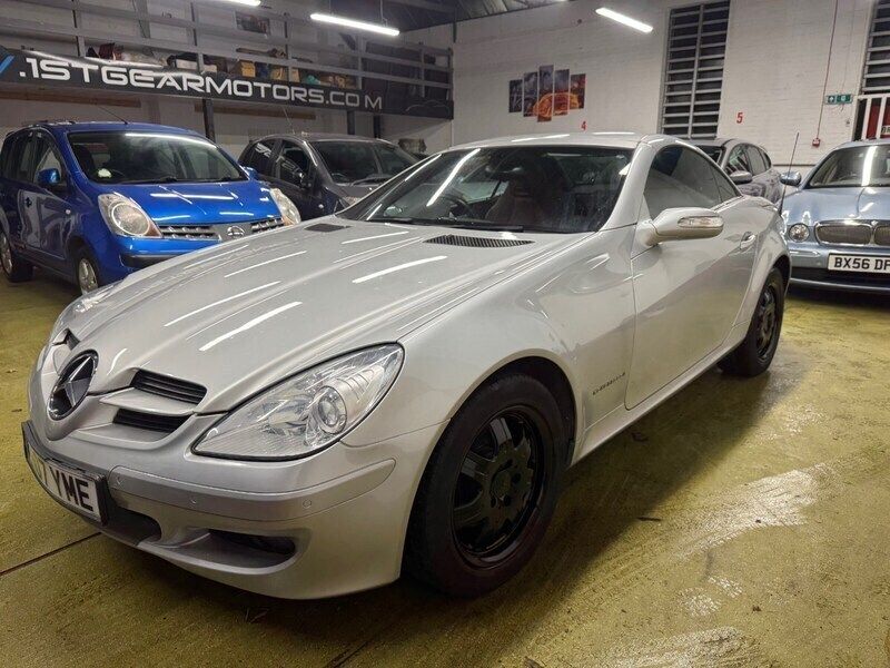 Silver Used 2007 Mercedes SLK200 Cabriolet | £5,275 (Fair price) - Image 1/4