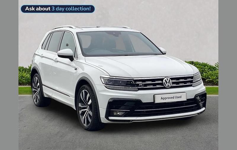 Used VW Tiguan R-line 150 HP (110 kW) 2018 White SUV