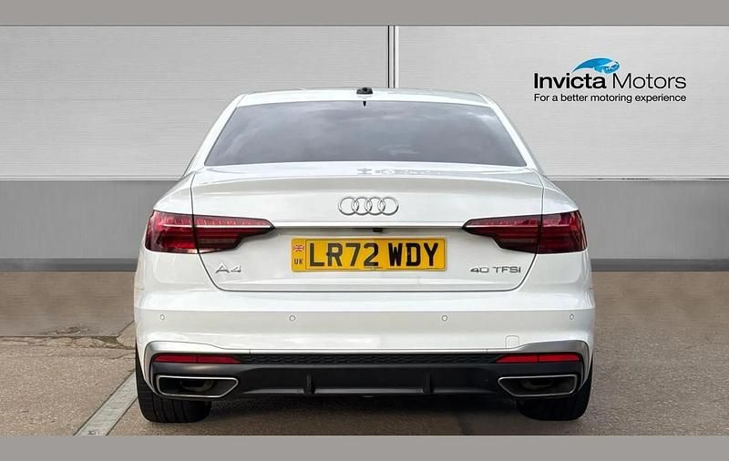 Used Audi A4 S-Line 204 HP (150 kW) 2022 White Sedan