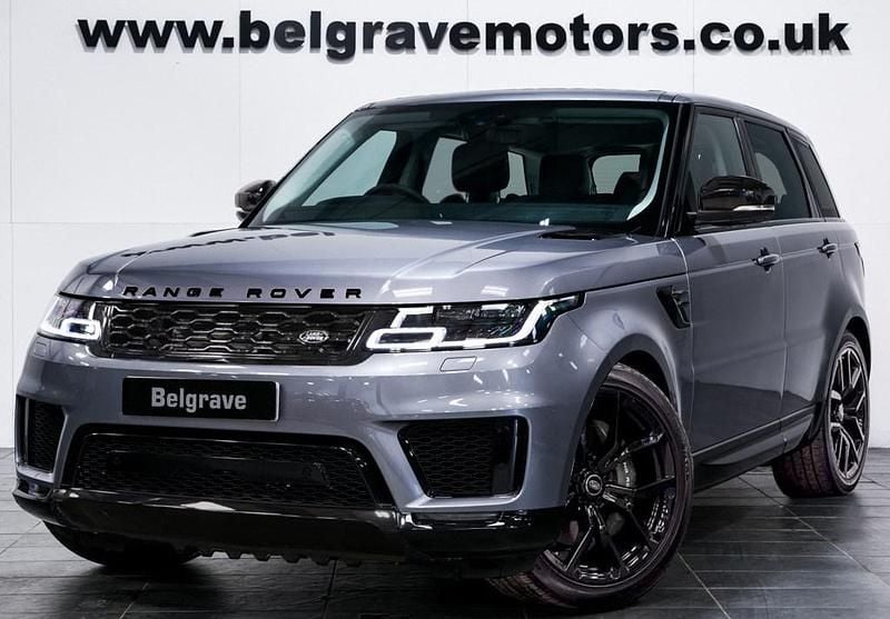 Eiger grey metallic Used 2022 Land Rover Range Rover Sport Black Edition SUV | £43,980 - Image 1/4
