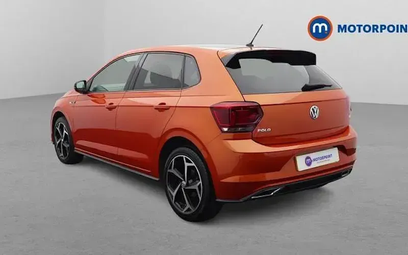 Used VW Polo R-line 116 HP (85 kW) 2020 Orange Hatchback