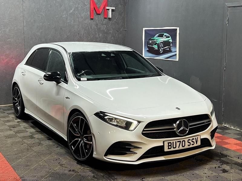 Used Mercedes A35 AMG Premium 2020 White Hatchback