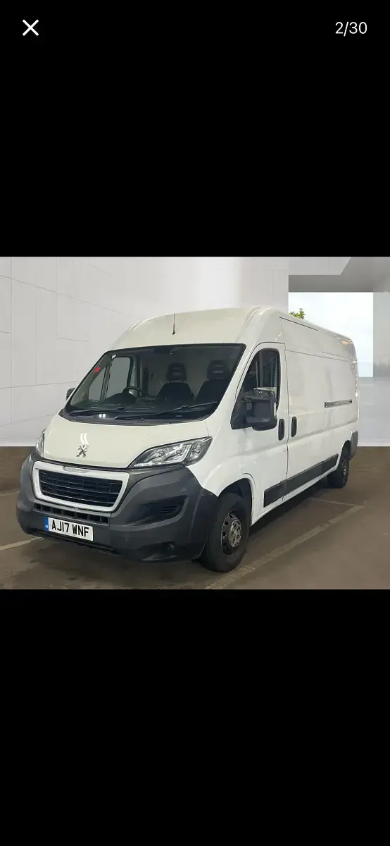 Used Peugeot Boxer 130 HP (95 kW) 2017 White Van