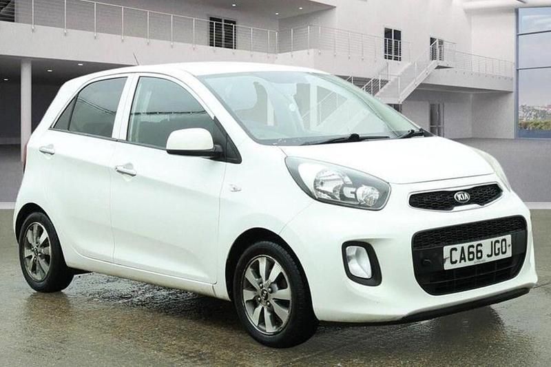 Used Kia Picanto 65 HP (47 kW) 2016 White Hatchback
