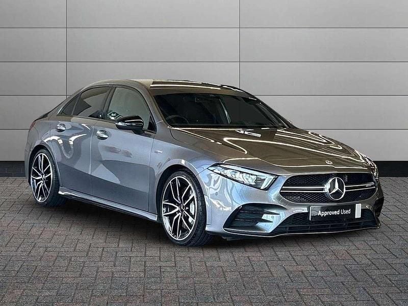 Grey Used 2022 Mercedes A35 AMG Premium Sedan | £30,993 (Fair price) - Image 1/4