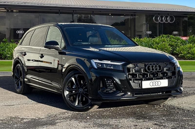 Black New 2025 Audi Q7 Black Edition SUV | £74,980 - Image 1/4