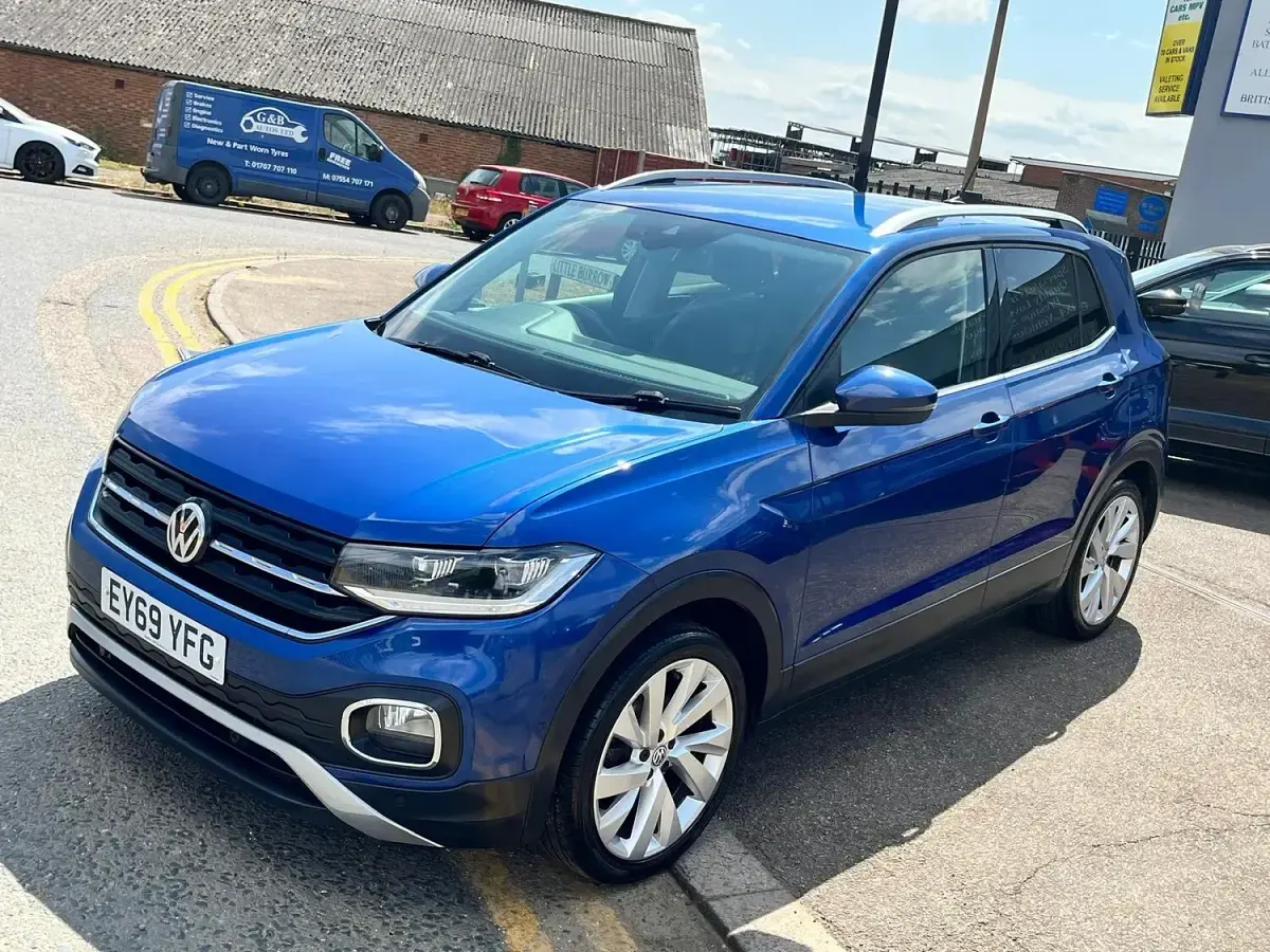 Used VW T-Cross SEL 115 HP (84 kW) 2019 Blue SUV
